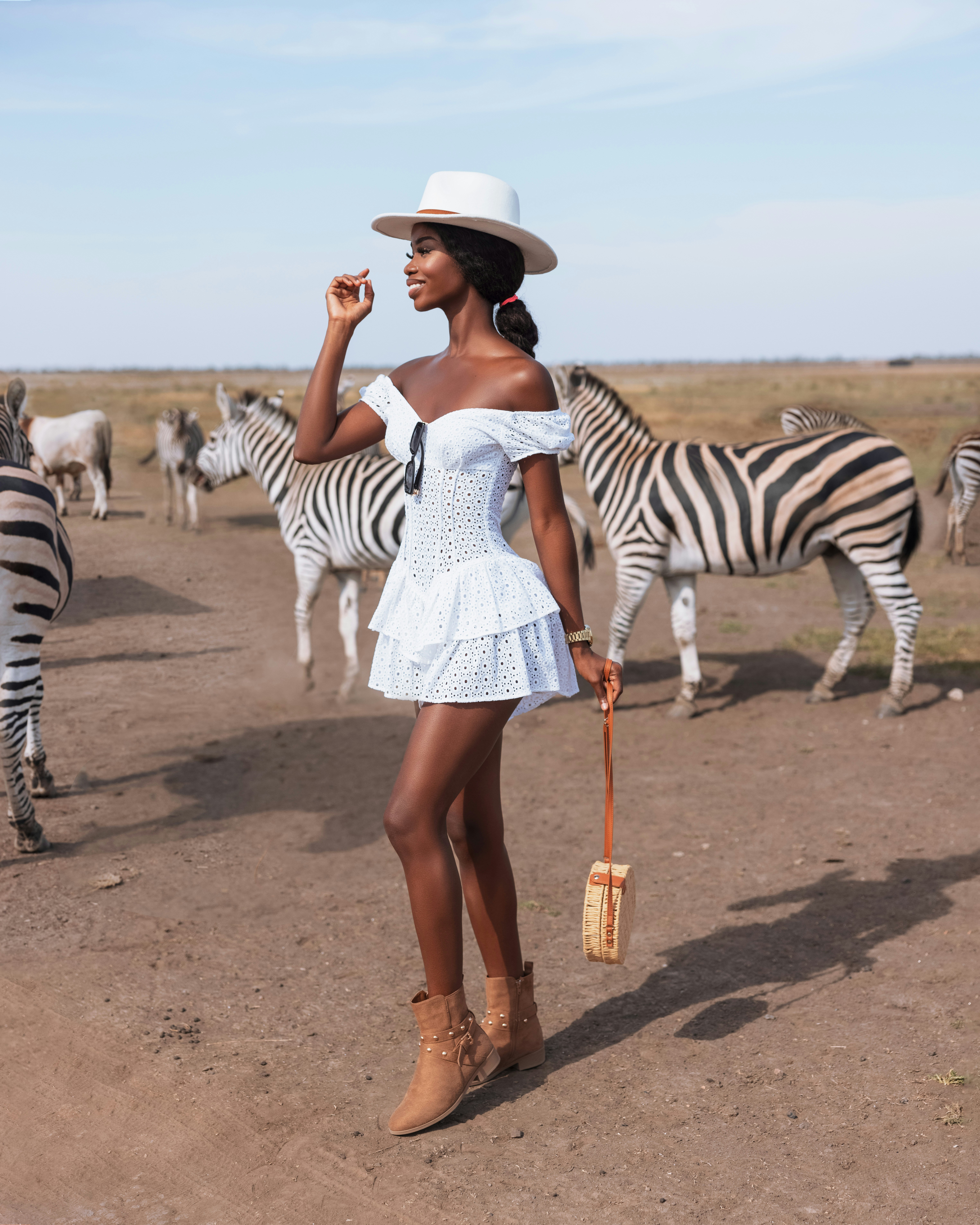 Impala herd on the open grasslands of Borana Conservancy